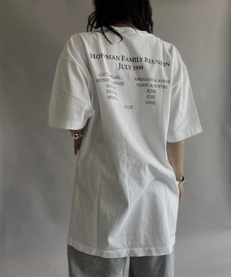 【USED】   HOFFMAN FAMILY REUNION JULY 1999Ss  T-Shirt / 230617-009