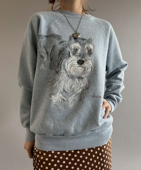 【USED】 Made In USA Dog Paint Sweat /251115-019