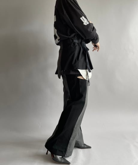 【RE;CIRCLE】 Re Suit Slit Pants/ 241003-007