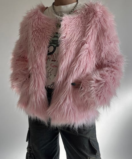 【USED】 Fake Fur Jacket /250104-043