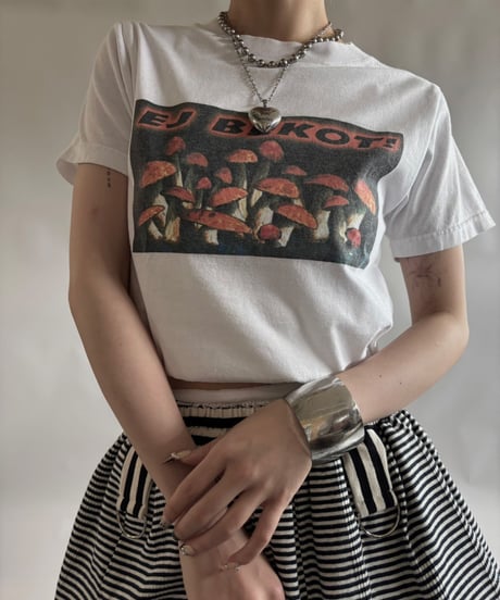 【USED】 RESIZED 90s FRUIT OF THE LOOM EJ BEKOT! T-Shirt / 250830-008