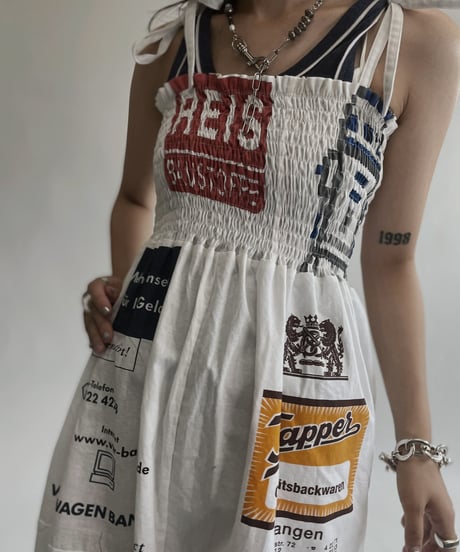 【RE;CIRCLE】 RE Eco-Friendly Bag Camisole One-piece / 220804-030