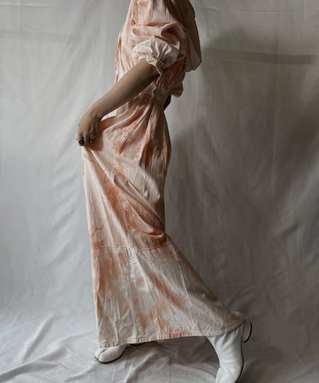 【RE;CIRCLE】  RE Tie-dyed Medical S/S One-piece①/20210819-038