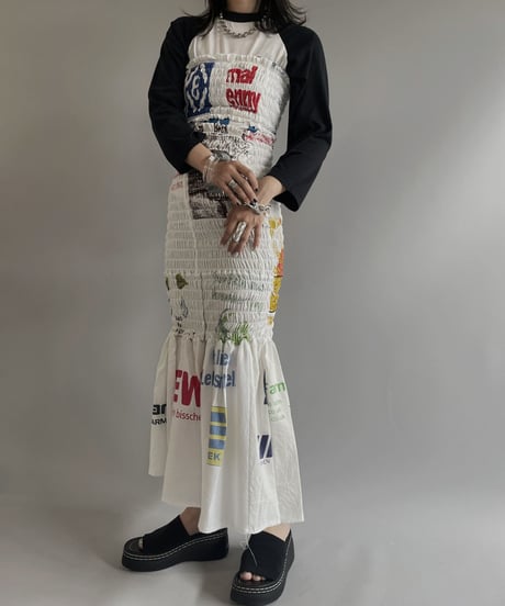 【RE;CIRCLE】RE Eco-Friendly Bag Shirring Tube Top / 230622-027