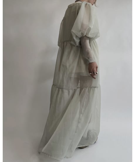 【RE;CIRCLE】 RE Sheer Light Green One-piece / 220721-007