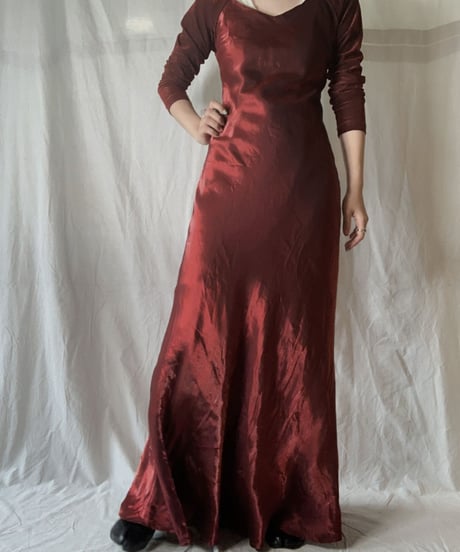 【USED】 Shiny Camisole Dress / 230114-015