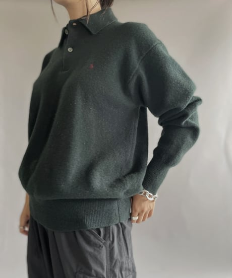 【USED】  Ralph Lauren Knit Polo Long Sleeved / 221001-004