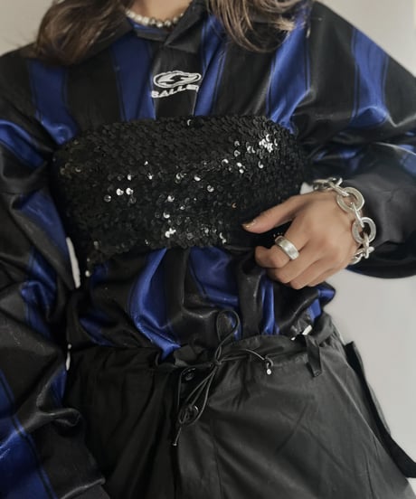 【USED】  Sleeveless Sequin Top / 221001-026