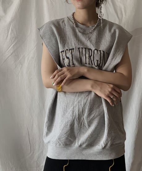 【RE;CIRCLE】 RE No-sleeve Sweat①/210414-005