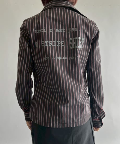 【USED】 Cop.Copine Stripe Shirt /251014-017