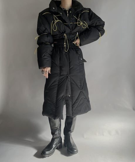 【RE;CIRCLE】 RE Draw Code Short Down Jacket + Skirt / 230126-013
