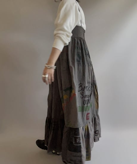 【RE;CIRCLE】RE Eco-Friendly Bag Camisole Long One-piece Gray / 2300828-018