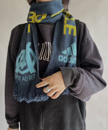 【USED】 Knit Soccer Muffler  MARSEILLE / 240108-009