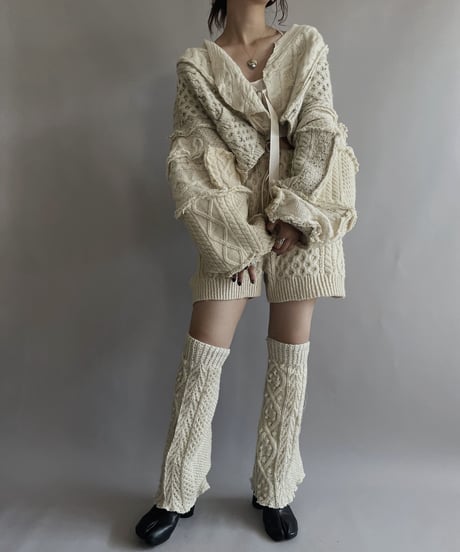【RE;CIRCLE】 RE Alan Knit Bolero / 221006-019