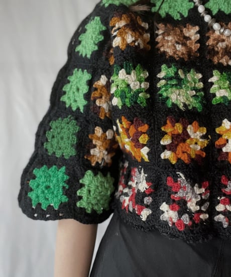 【RE;CIRCLE】 RE Granny Knit Top⑤/211014-005