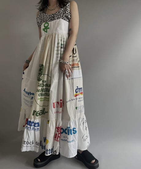 【RE;CIRCLE】RE Eco-Friendly Bag Camisole Long One-piece / 230622-018