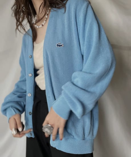 【USED】   LACOSTE Knit Cardigan⑩/211126-018