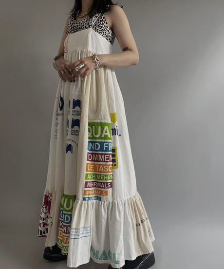 【RE;CIRCLE】RE Eco-Friendly Bag Camisole Long One-piece / 230622-019