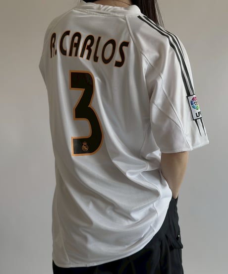【USED】 adidas 03~04's Real Madrid CARLOS Soccer Shirt/ 250607-049