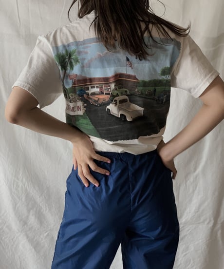 【USED】S/S T-shirt IN OUT BURGER /210602-001