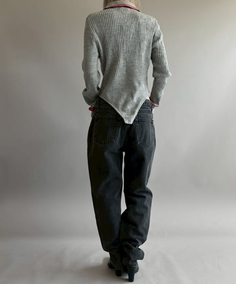 【RE;CIRCLE】 RE Rib Knit Leotard Top / 260416-010