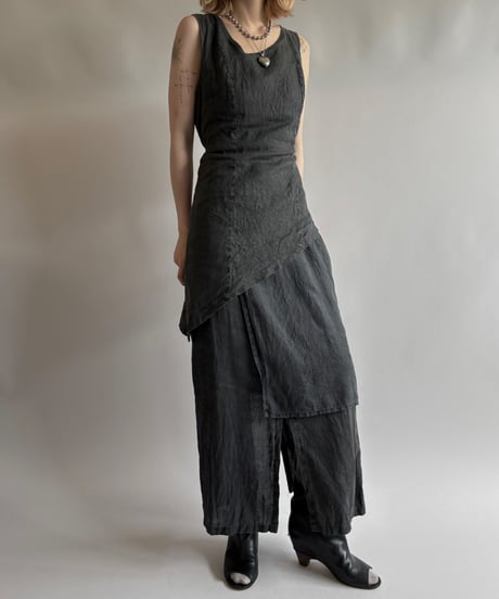 【USED】 N/S Linen Design One-Piece / 250823-031