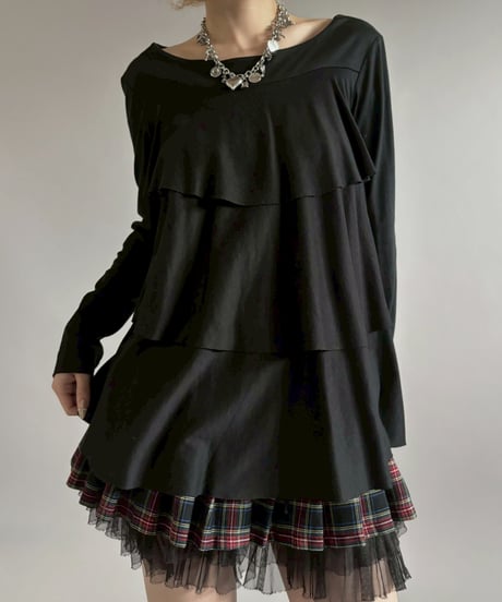 【USED】 Vivienne Westwood RED LABEL Tiered Cut Top/ 260228-020