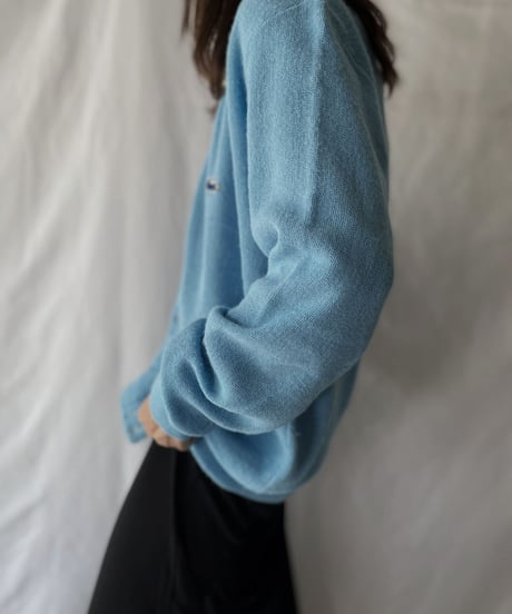 【USED】   LACOSTE Knit Cardigan①/211007-002