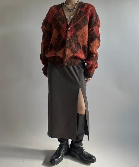 【USED】 MILFORD Vintage Wool Knit Cardigan /250201-012