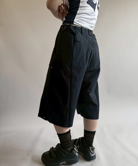 【RE;CIRCLE】 Re Suit Double Knee Shorts / 250612-005