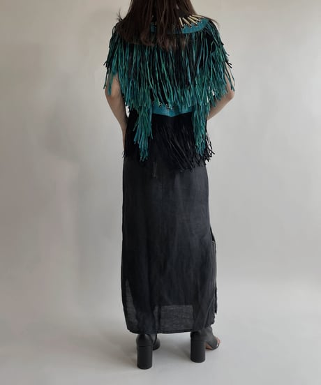 【USED】 Fringe Vest / 220430-025