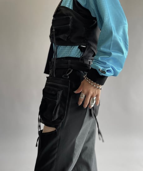 【RE;CIRCLE】 Re Suit Waist Belt Bag/ 241003-025