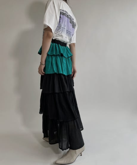 【RE;CIRCLE】 RE Indian Cotton Skirt / 220503-002