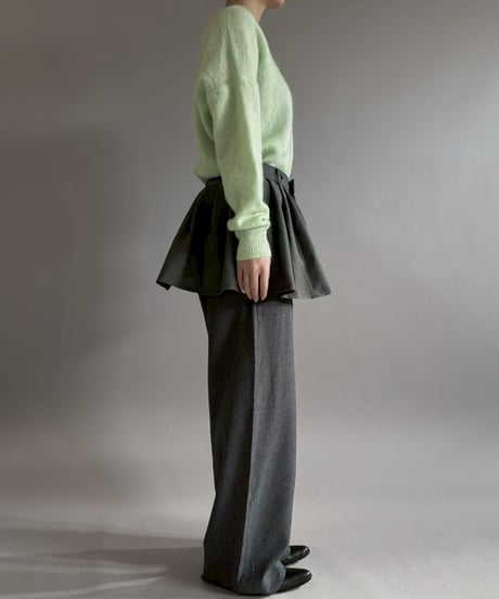 【RE;CIRCLE】 RE Suit Wrap Skirt Mini / 260129-003