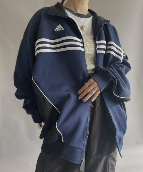 【USED】 adidas Jersey Zip-up Top / 230401-015