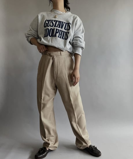 【USED】 Reverse Weave Crew Neck Sweatshirt "Gustavus Adolphus" / 220903-027