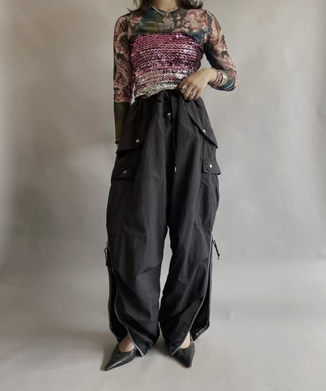 【USED】 Sleeveless Spangle Top / 230527-025