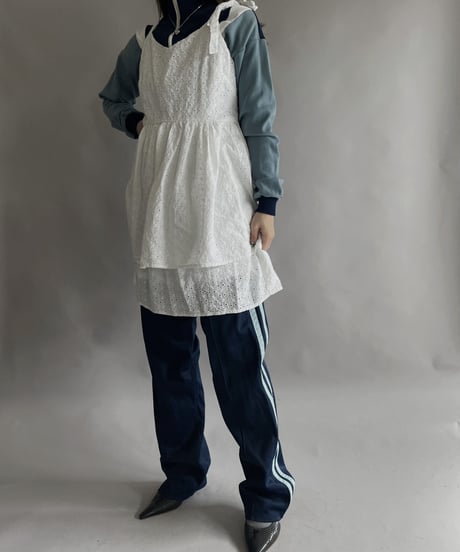 【USED】 White Cotton Top Camisole One-piece / 230318-006