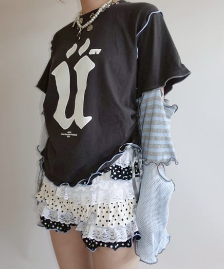 【CA MEETS UV】 RE Mellow Drawstring L/S Top   / 250807-010