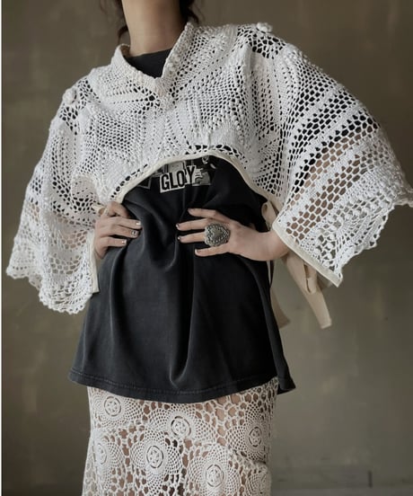 【RE;CIRCLE】 RE Crochet Vest③/20220317-018