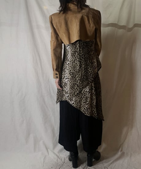 【USED】Cut Off Suede Shirt/210217-034