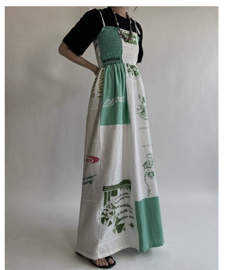 【RE;CIRCLE】RE Eco-Friendly Bag Camisole One-piece / 220512-017