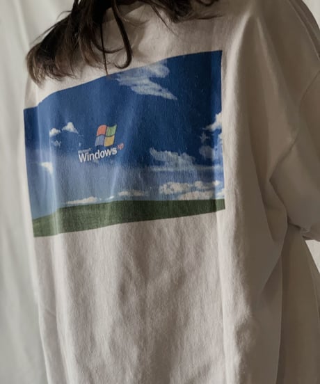 【USED】S/S T-shirt Windows "Yes You Can" /210602-023