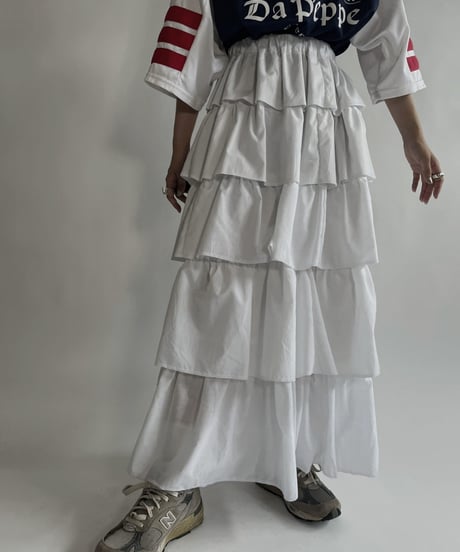 【RE;CIRCLE】 RE Tiered skirt / 220723-007