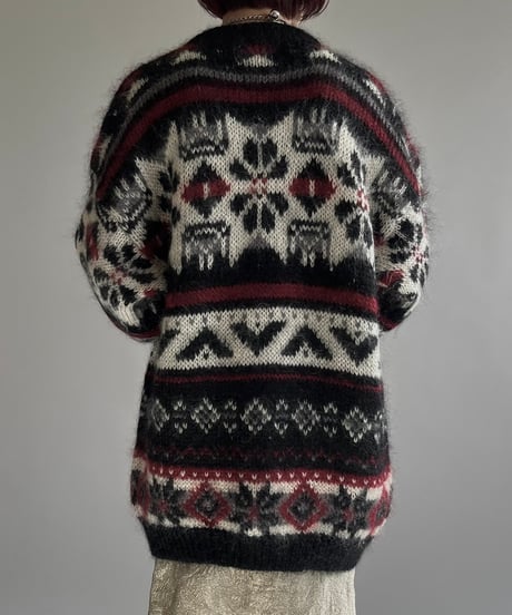 【USED】 Woolrich Mohair Knit Cardigan /241228-006