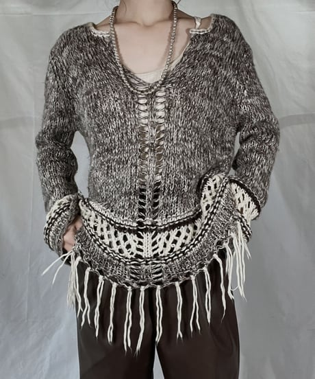 【USED】    Knit L/S Top/211216-038
