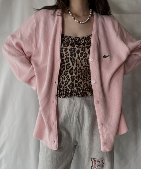 【USED】   LACOSTE Knit Cardigan③/210930-023