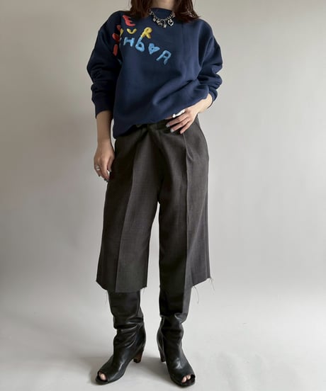 【USED】 END IS NEAR 90's Tultex L/S Sweat Top /250329-018
