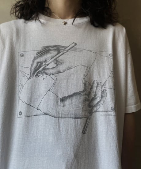 【USED】 Made in USA  M.C.Escher Art T-Shirt /230731-005