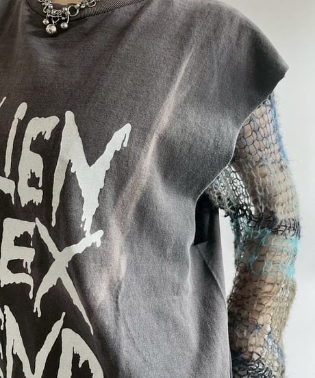 【USED】  ALIEN SEX FIEND Cutoff Tank Top /250510-001